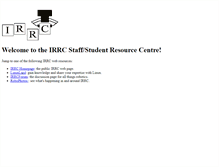 Tablet Screenshot of irrc.monash.edu.au