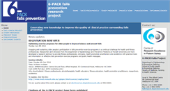 Desktop Screenshot of falls6pack.monash.org