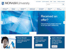 Tablet Screenshot of mcpl.monash.edu.au