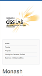 Mobile Screenshot of dsslab.infotech.monash.edu.au