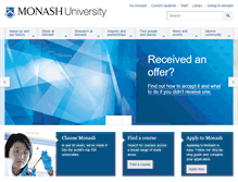 Tablet Screenshot of mcpl.monash.edu